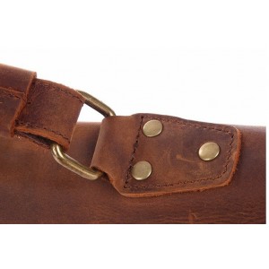 AT1 MESSENGER I VINTAGE™ Mallette porte-documents en canvas et cuir naturel, sac à bandoulière 5 couleurs 